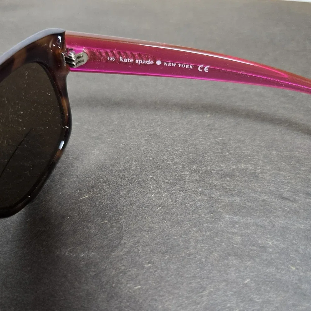 Kate Spade Eyeglass Frames Adanna/s TK15 51-18-135 Hot Pink Tortoise Shell. Read